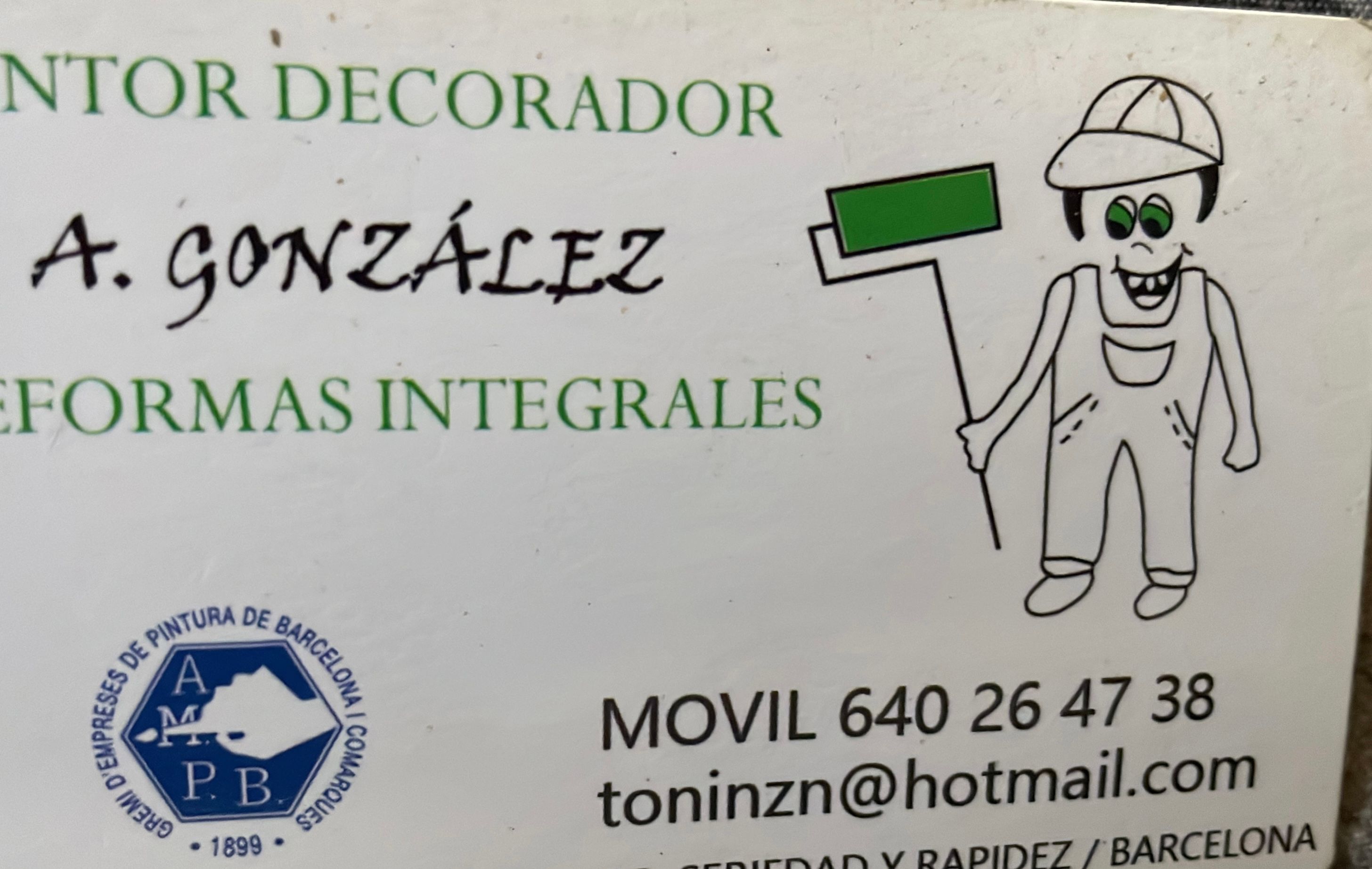Toni Gonzalez Pintor Y Reformas